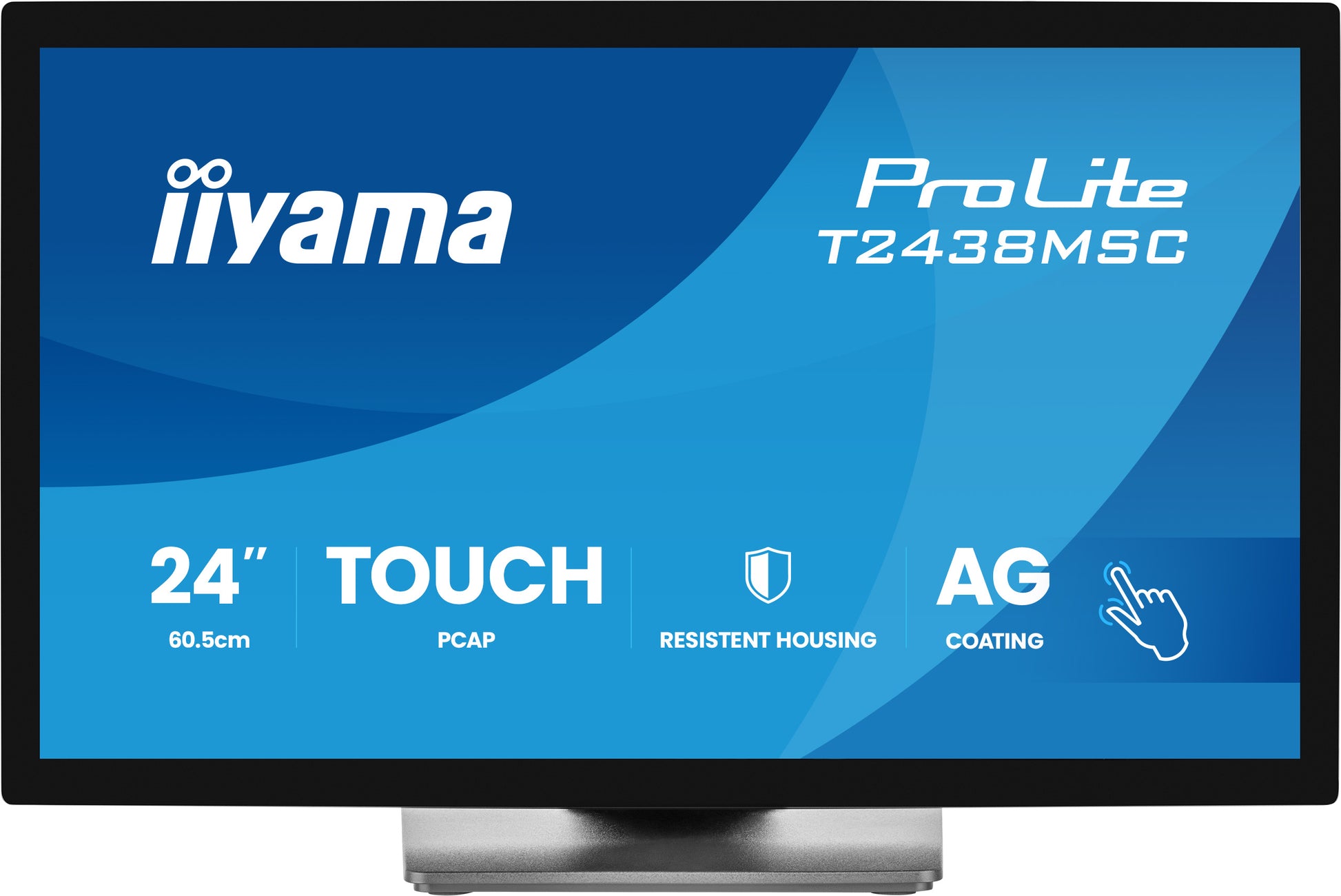 iiyama ProLite T2438MSC-B2 – 23,8" Touch, 1920 × 1080 (Full HD), IPS, 120 Hz