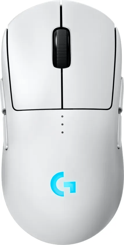 Logitech G PRO 2 LIGHTSPEED – Gaming-Maus – Kabellos (2,4 GHz), 32000 DPI, beidhändig, Weiss