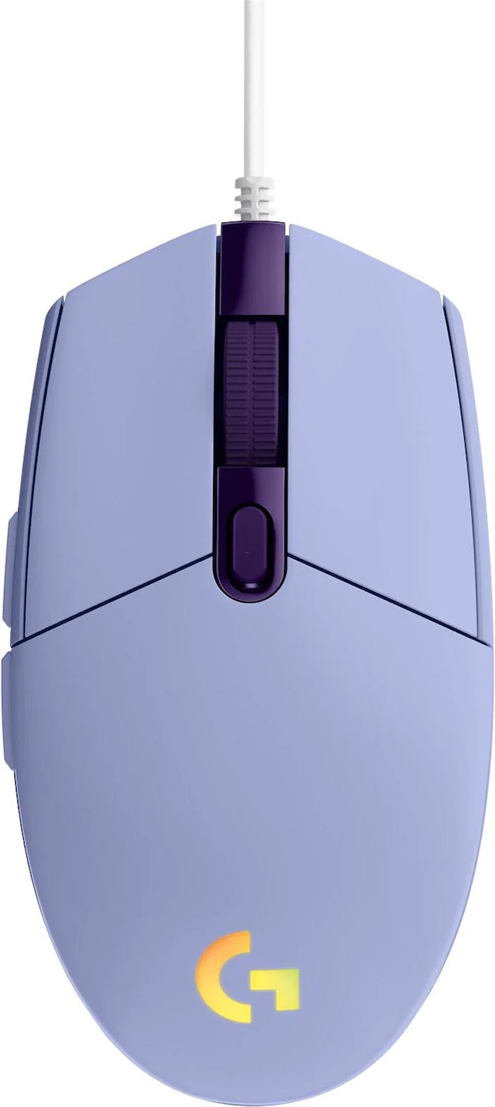Logitech G G203 LIGHTSYNC – Gaming-Maus – Kabelgebunden (USB-A), 8000 DPI, RGB-Beleuchtung, Lila