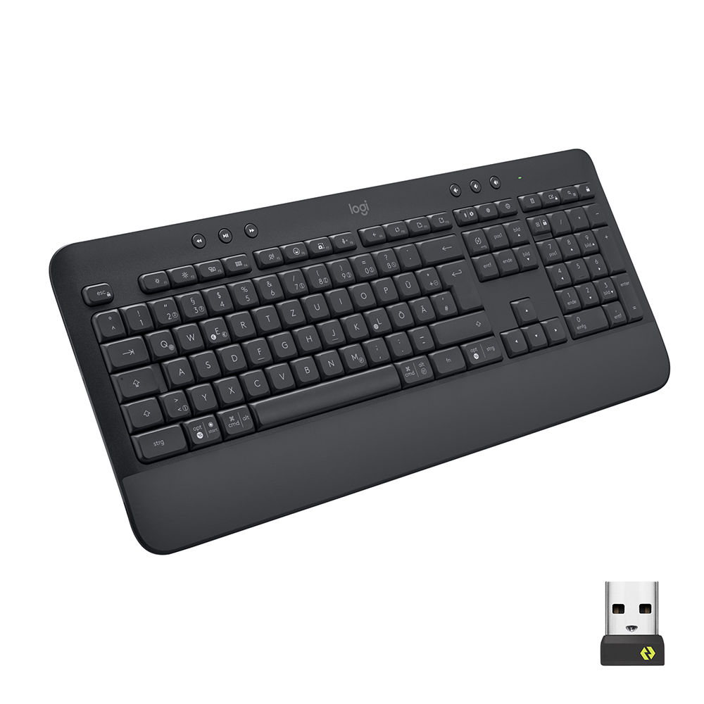 Logitech Signature K650 – Tastatur, US-Layout (EN), Grau