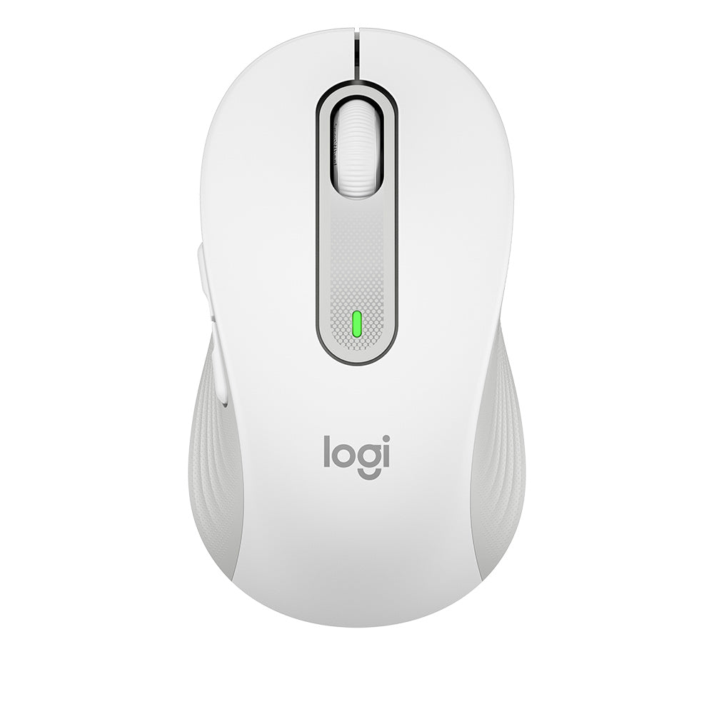 Logitech M650 für Business Business-Maus – für Rechtshänder, für mittlere Handflächen, Weiss