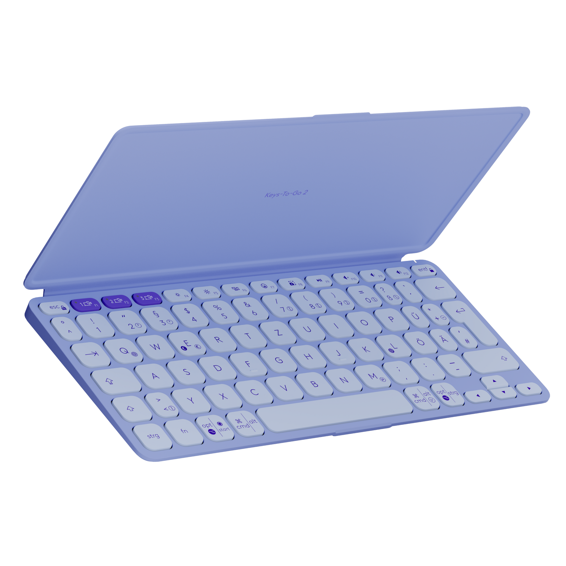 Logitech Keys-To-Go 2 – Tastatur, DE-Layout (DE), Lila
