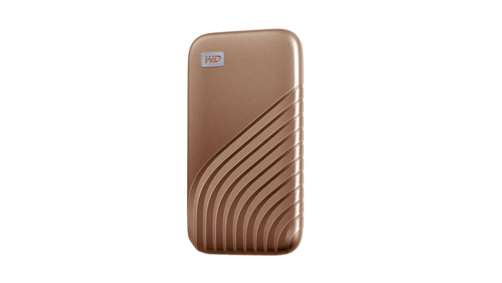 Western Digital My Passport SSD 500 GB – NVMe, USB 3.2 Gen 2, 1'050/1'000 MB/s, Hardware-Verschlüsselung