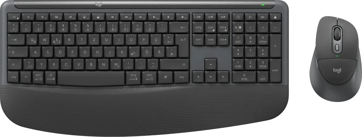 Logitech MK880 für Business – Tastatur – QWERTZ (DE) – Graphit