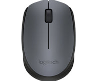 Logitech M170 Maus – kabellos, grau