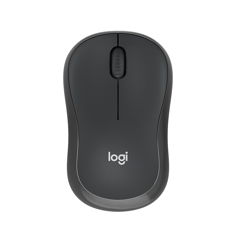 Logitech M240 für Business Maus – kabellos, Bluetooth + 2,4 GHz, Graphit