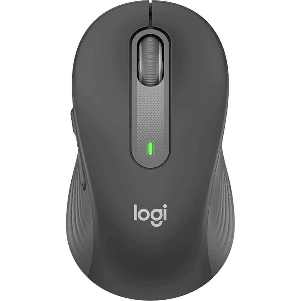 Logitech Signature M650 L Maus – kabellos, für Rechtshänder, Graphit