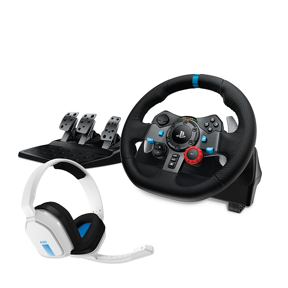 Logitech G29 Driving Force für PlayStation 5/PlayStation 4 – Maus – Weiss