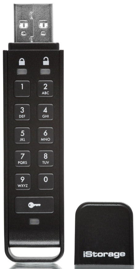 iStorage datAshur Personal2 USB-Stick 8 GB – USB-A 3.2 Gen 1, 170/133 MB/s, AES-256 (XTS)