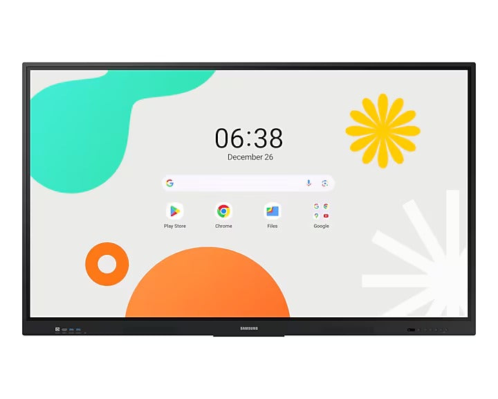Samsung Whiteboard – 196,2 × 117 cm, Wandmontage, inkl. Stylus, Fernbedienung