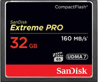 SanDisk Extreme Pro Speichergerät – 32 GB, CompactFlash, 160 MB/s