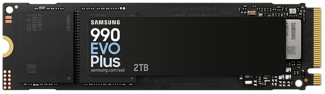 Samsung 990 EVO Plus – 2 TB, M.2 2280, NVMe PCIe 4.0, 7150 MB/s lesen, 6300 MB/s schreiben
