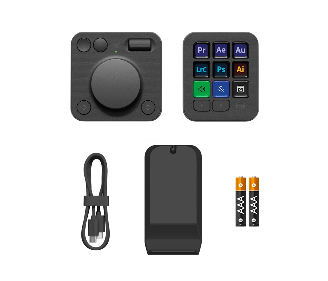 Logitech MX Creative Console – Tastatur, Grau