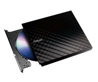 ASUS SDRW-08D2S-U Lite Speichergerät – USB 2.0, Slimline, Schwarz