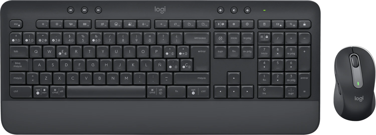 Logitech MK650 For Business – Tastatur, ES-Layout (ES), Graphit