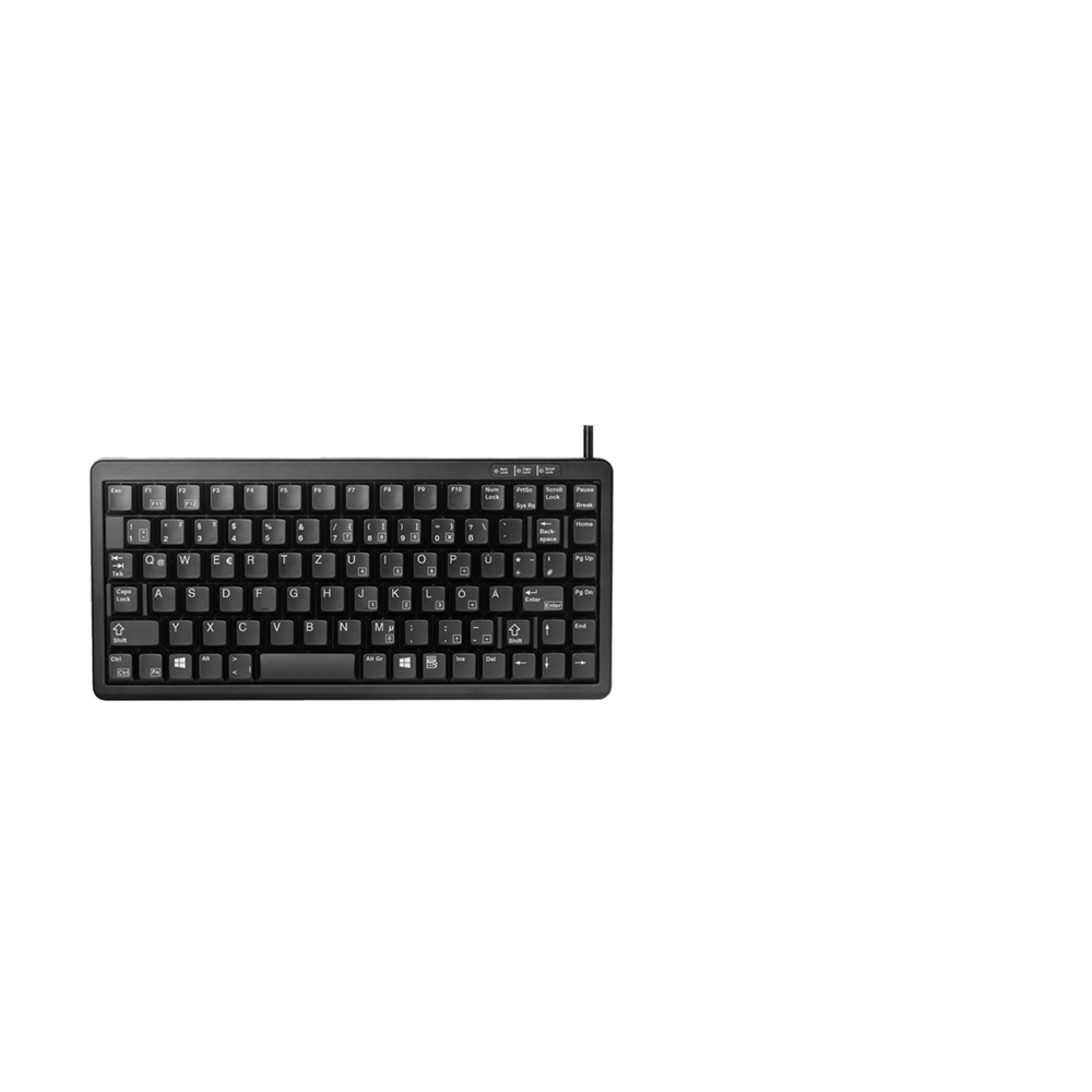 CHERRY G84-4100 – Tastatur, kabelgebunden, CH-Layout (DE-CH), mechanisch, schwarz